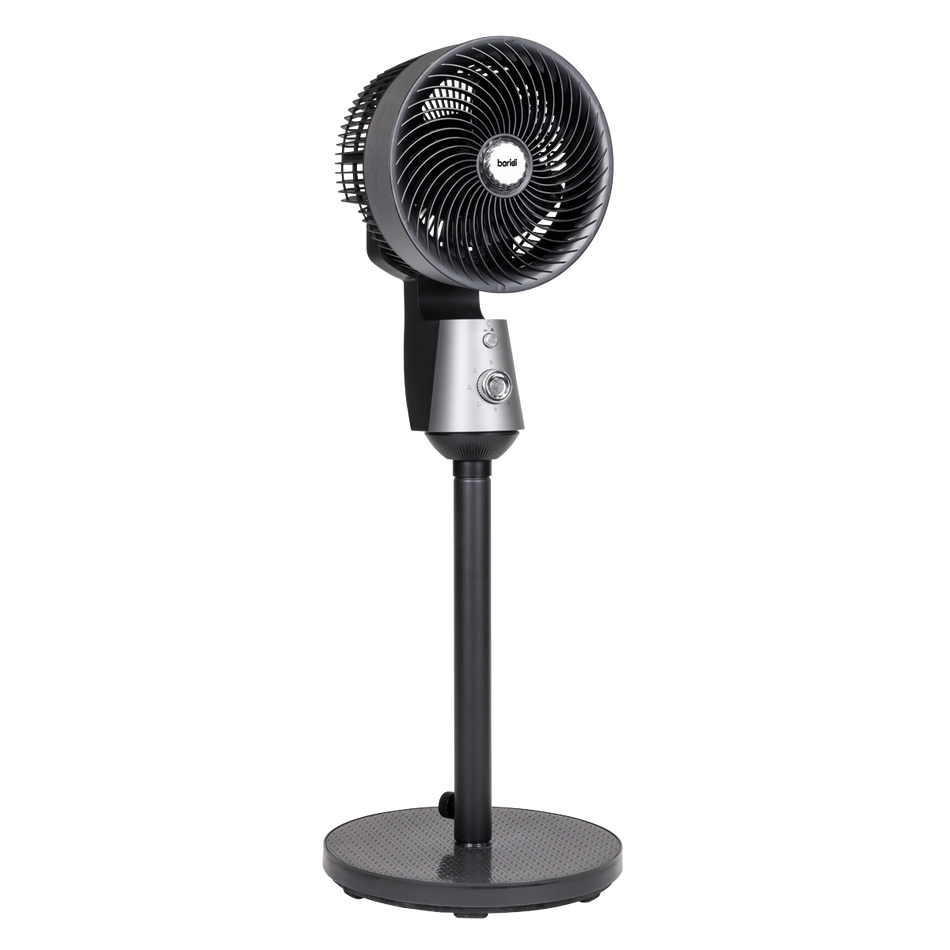 DH142 Baridi Pedestal Fan with Manual Control 10" - Grey