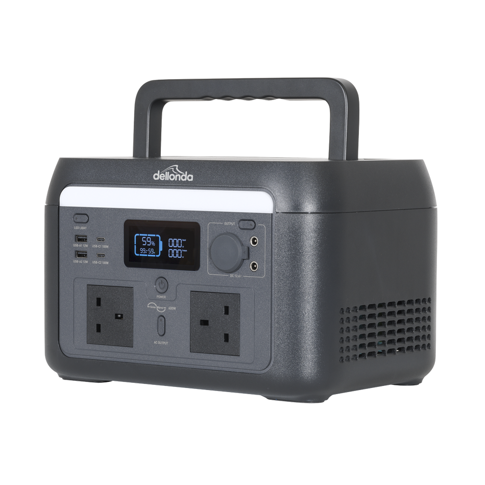 DL161 Dellonda Portable Power Station 600W