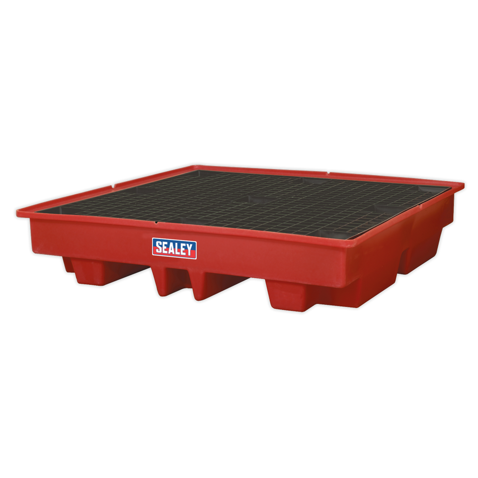 DRP13 Polyethylene Barrel Bund/Spill Pallet 1280 x 1280 x 275mm