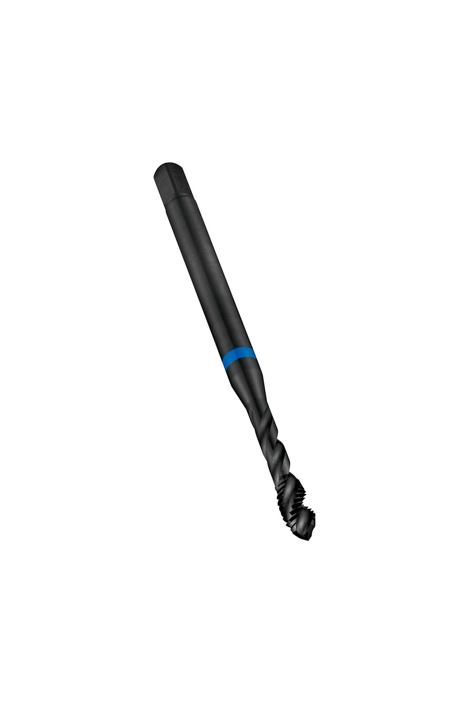 E238M5 M Machine Tap Spiral Flute 40deg Back Tapered Blue Shark