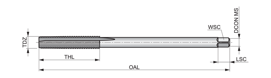 E303M14NO3 M Machine Tap Straight Flute