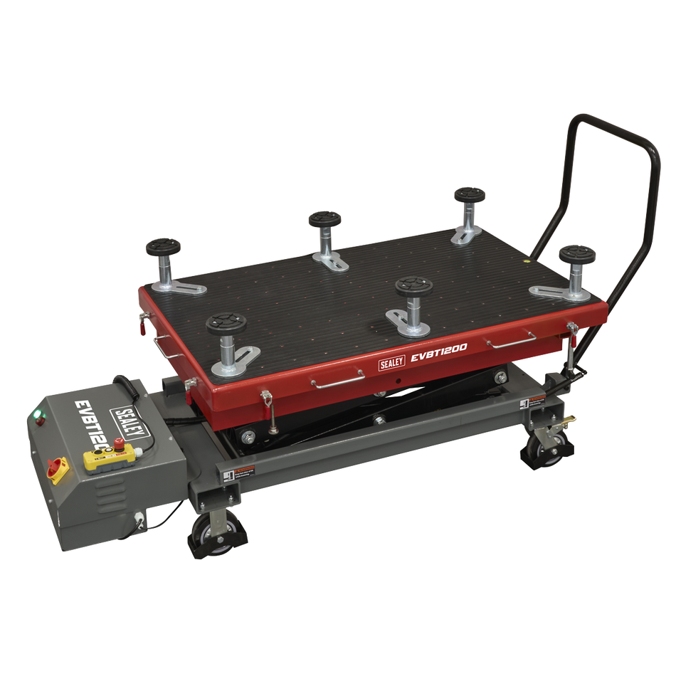 EVBT1200 High Lift EV Battery Lift/Hydraulic Platform Truck 1200kg Capacity