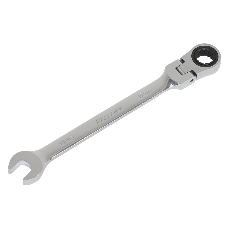 FHRCW10 Premier Flexi-Head Ratchet Combination Spanner 10mm