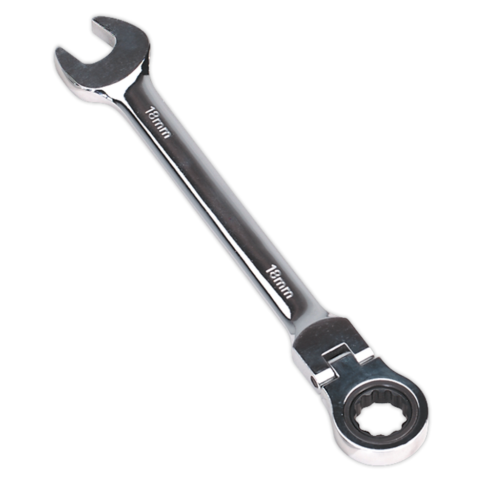 FHRCW18 Premier Flexi-Head Ratchet Combination Spanner 18mm