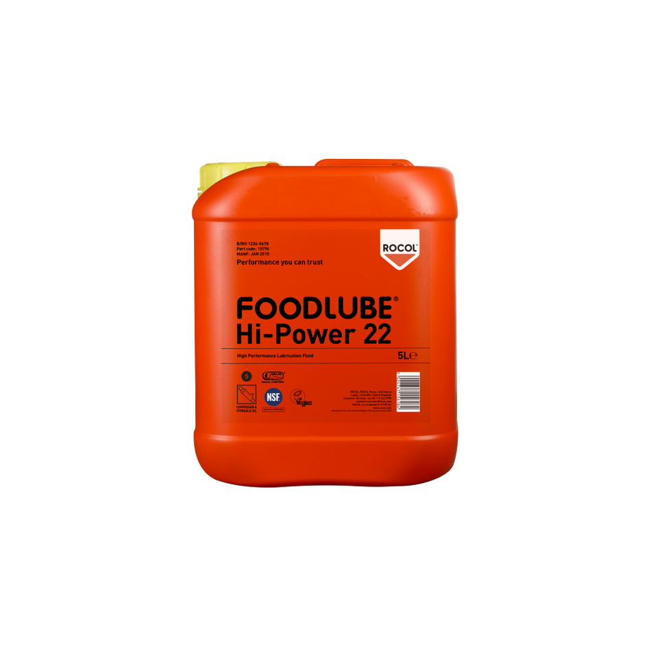 ROCOL 15796 FOODLUBE Hi-Power 22 5L