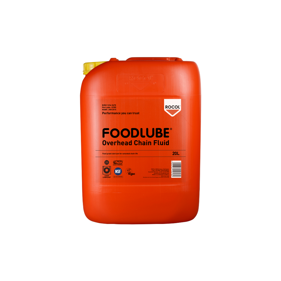 ROCOL 15785 FOODLUBE Overhead Chain Fluid 20L