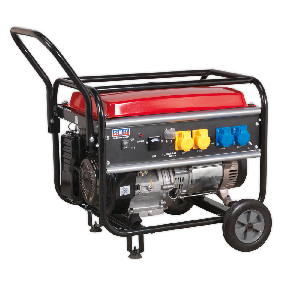 G5501 5500W Generator 13hp 4-Stroke Engine 110/230V