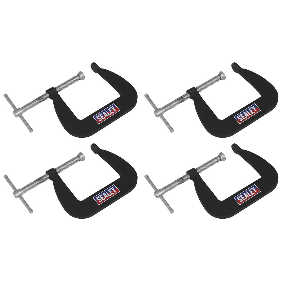 GCC01 Junior C-Clamp Set 64 x 64mm 4pc