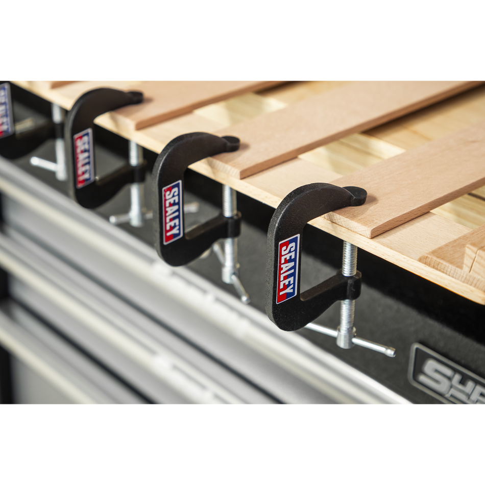 GCC05 Junior C-Clamp Set 28 x 28mm 8pc