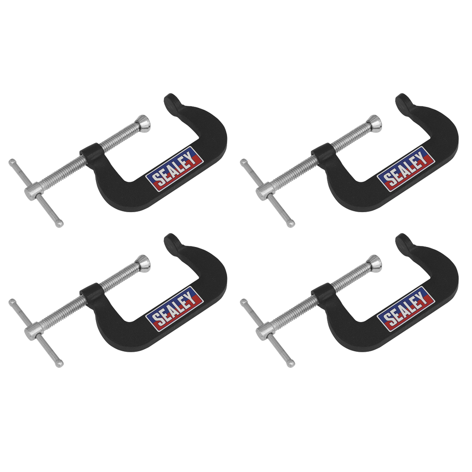 GCC06 Junior C-Clamp Set 51 x 32mm 4pc