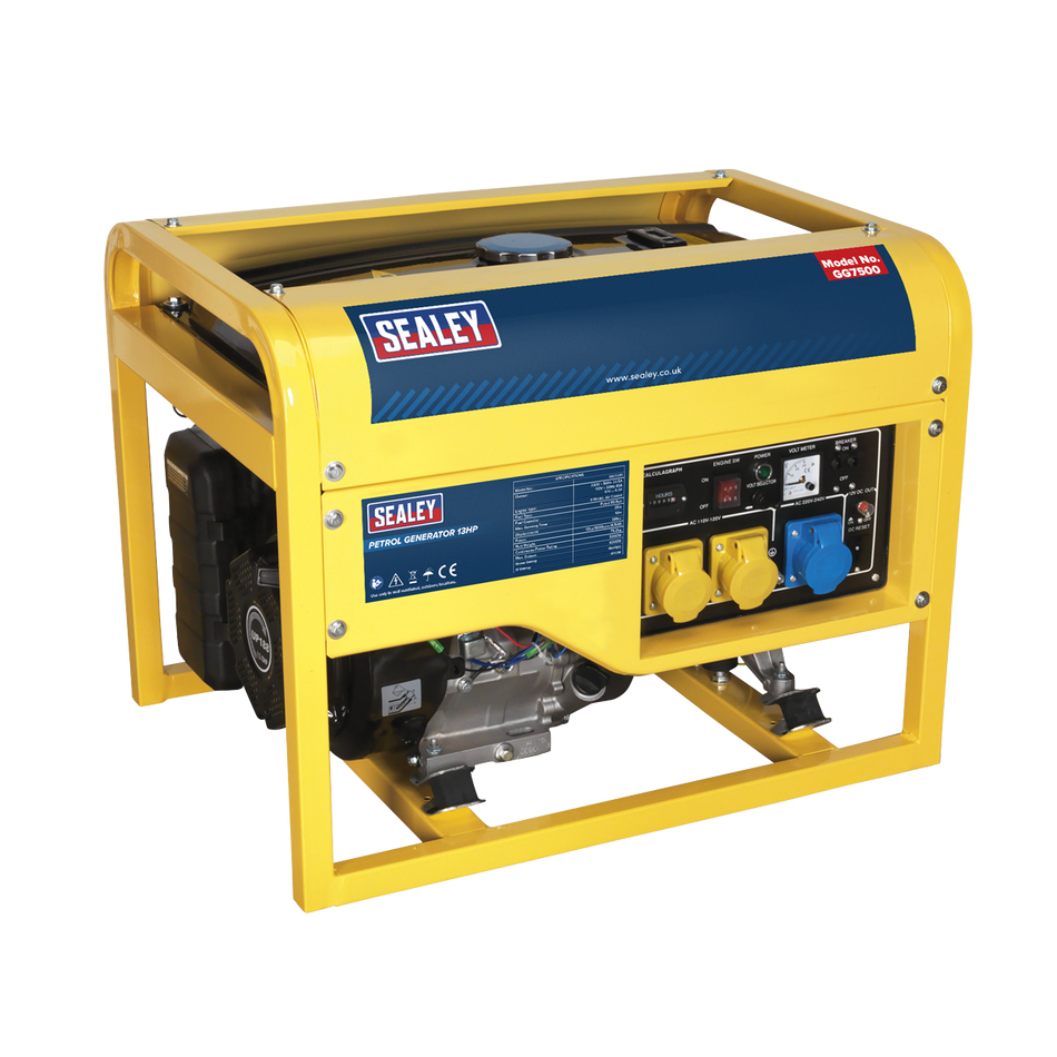 GG7500 6000W Generator 13hp 4-Stroke Engine 110/230V