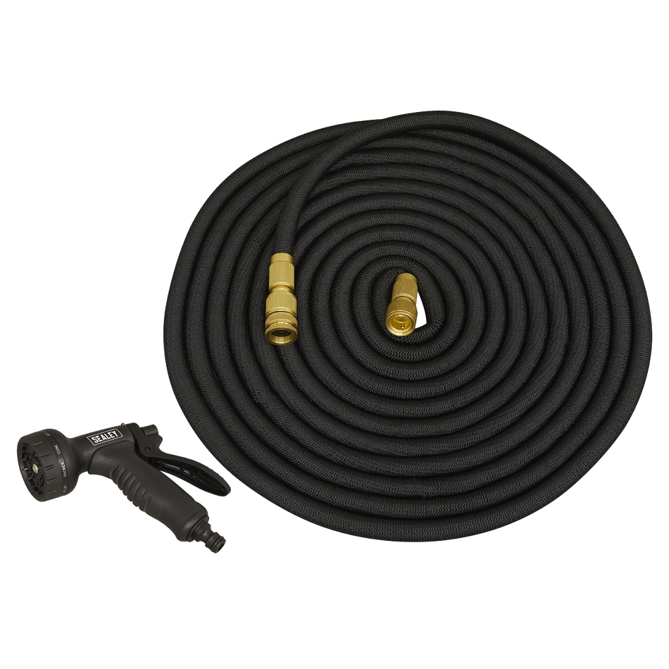 diameter17mm Expandable Garden Hose Black 30m Premium