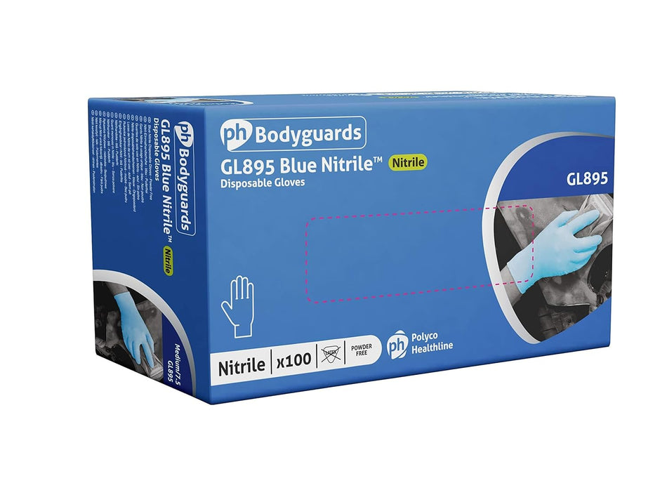 GL8950 Nitrile Disposable Glove M (Pack of 100)