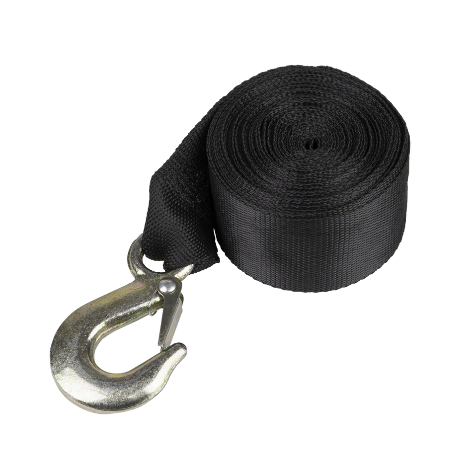 GWES12 Trailer Winch Strap with Forged Hook 50mm x 7m 810kg Breaking Strength