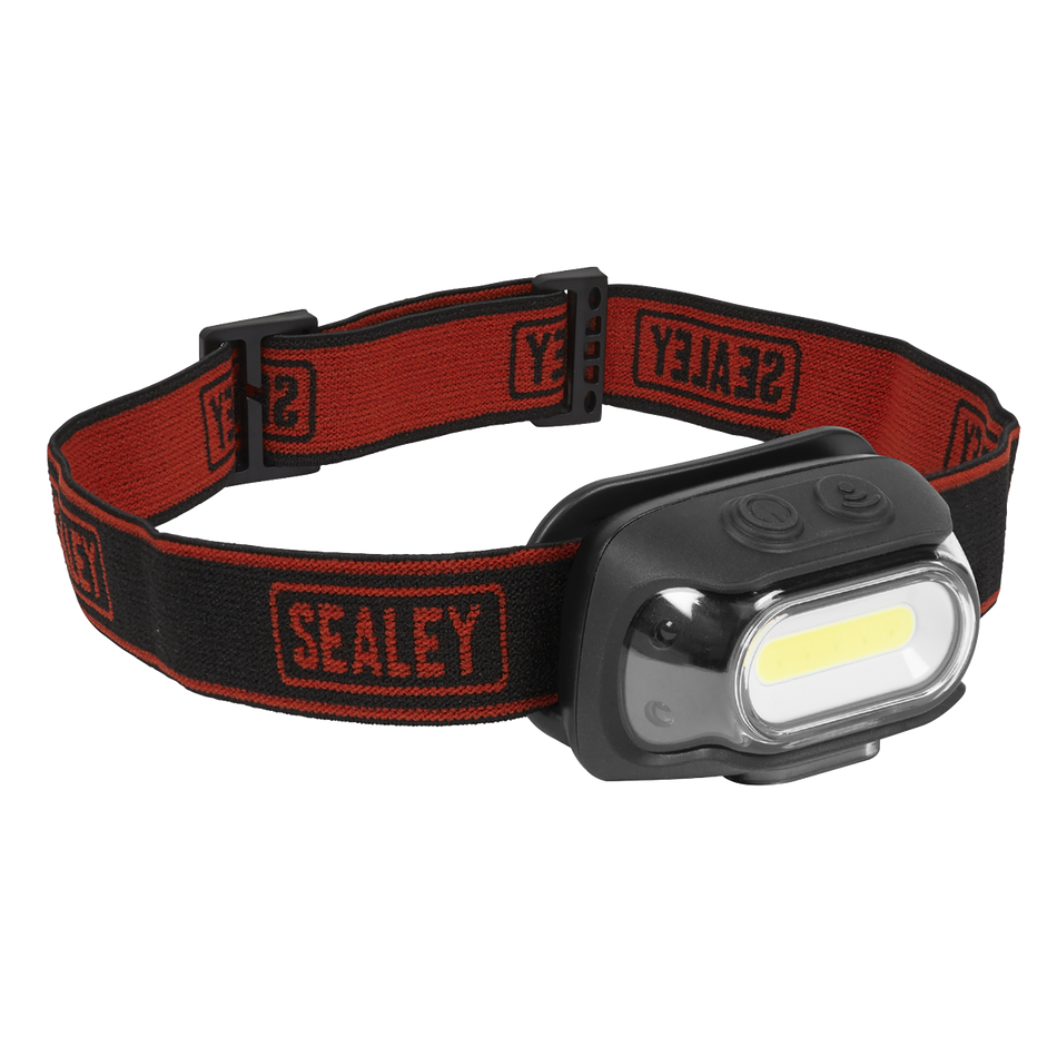 HT08R Rechargeable Head Torch with Auto-Sensor 8W COB LED