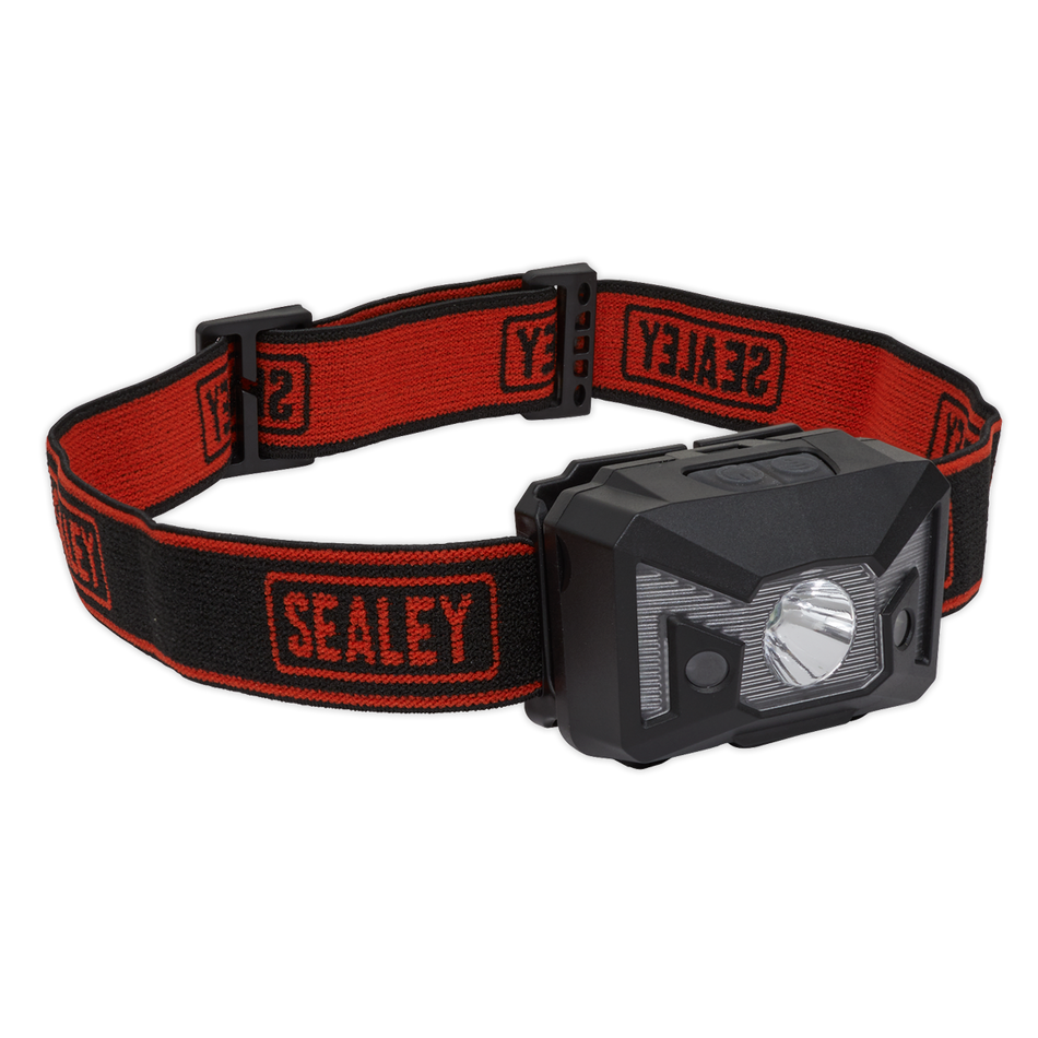 HT102R Rechargeable Head Torch with Auto-Sensor 3W SMD LED