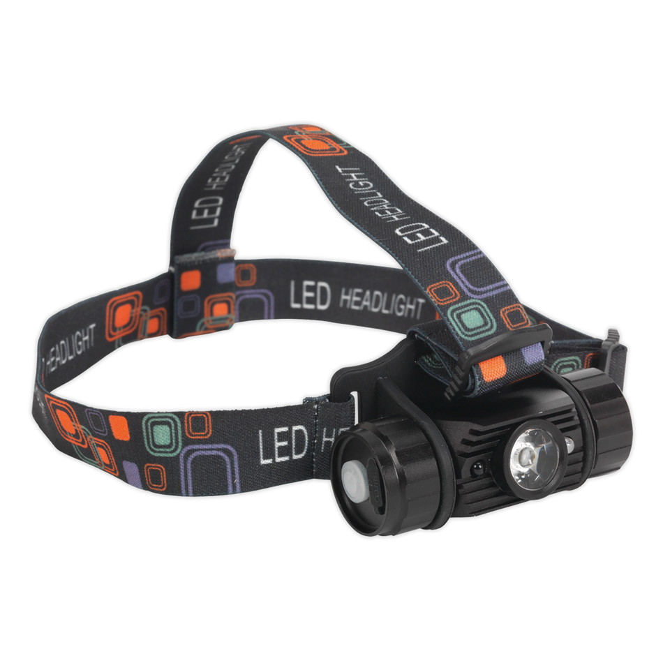 HT108LED Rechargeable Head Torch with Auto-Sensor 5W SMD LED