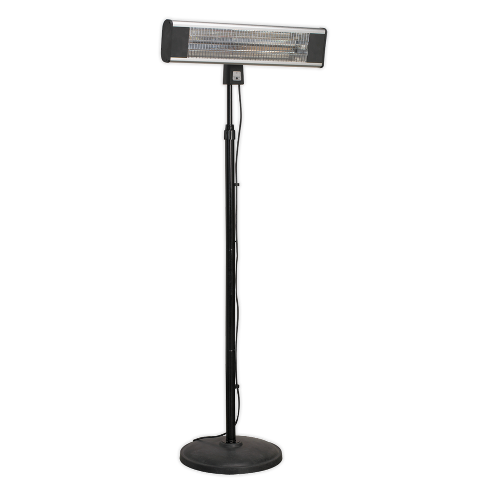 IFSH1809R High Efficiency Carbon Fibre Infrared Patio Heater with Telescopic Floor Stand 1800W/230V