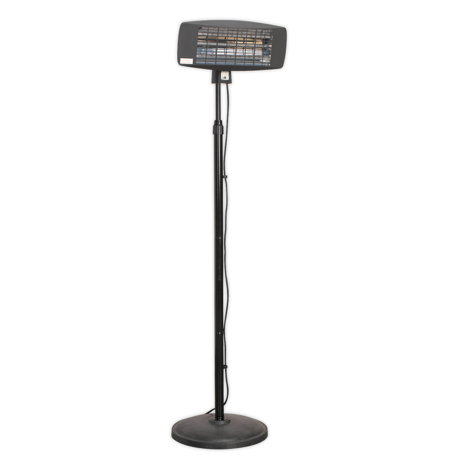 IFSH2003 Infrared Quartz Patio Heater with Telescopic Floor Stand 2000W/230V