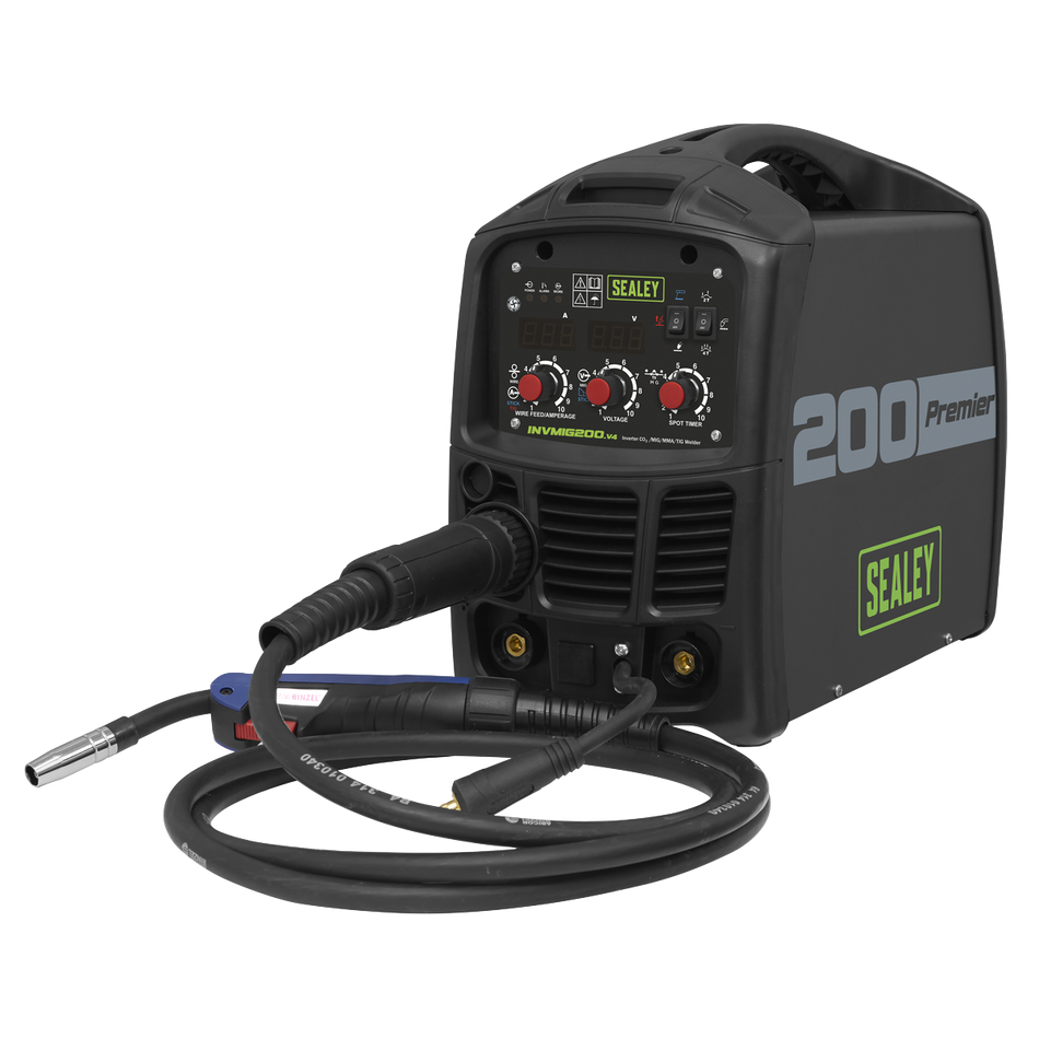 INVMIG200 Premier MIG TIG & MMA Inverter Welder 200A