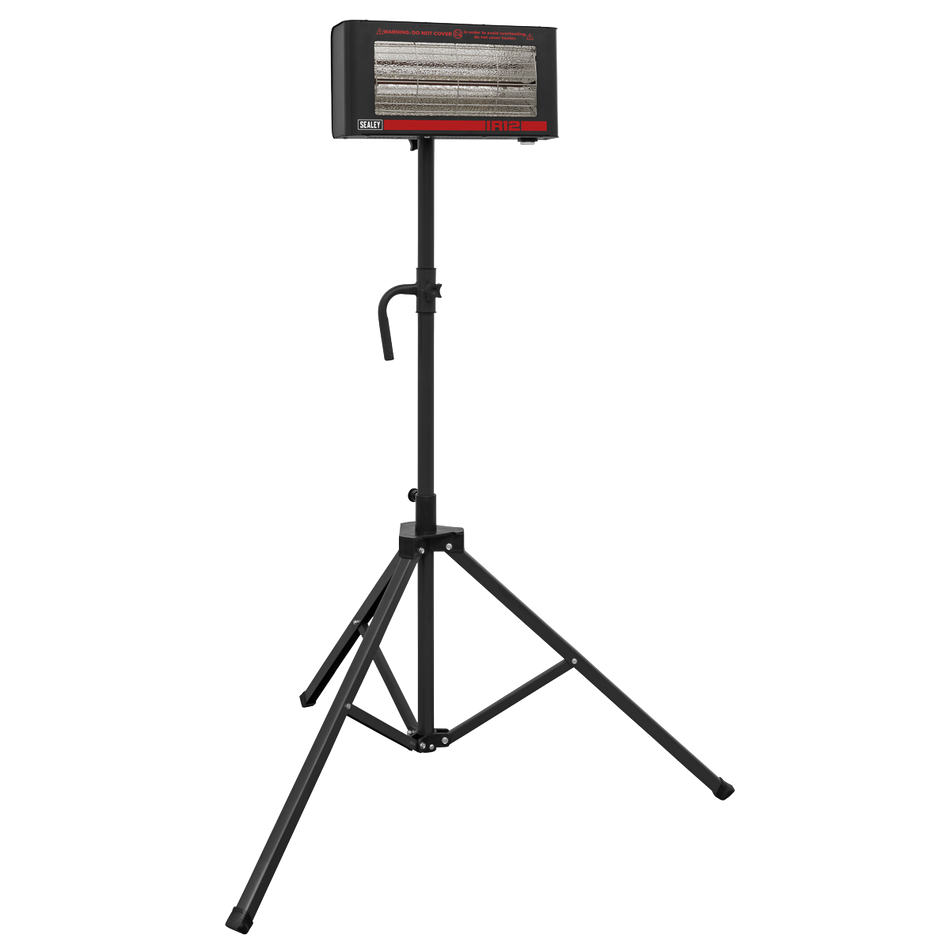 IR12CT Infrared Quartz Heater with Tripod Stand 230V 1.2kW