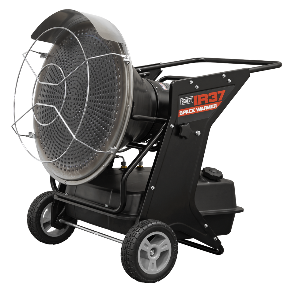 IR37 Space Warmer Infrared Kerosene/Diesel Heater with Wheels 136000Btu/hr