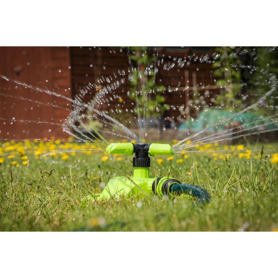 JS2023 Adjustable Rotating Garden Sprinkler 3-Arm