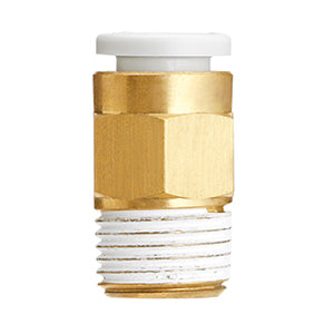 KQ2H06-02AS Brass Fitting R Rc 1/4 Male Thread +á 6 Tube