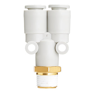 KQ2U10-03AS Brass Fitting 3/8 Thread 10mm Tube