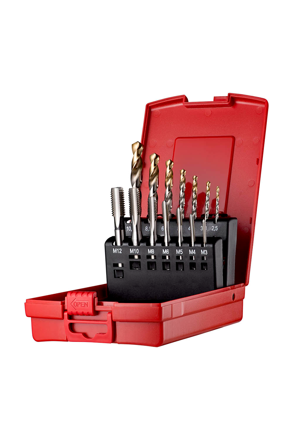 L115 L115101 Hand Tap-Drill Set (14 Pieces)