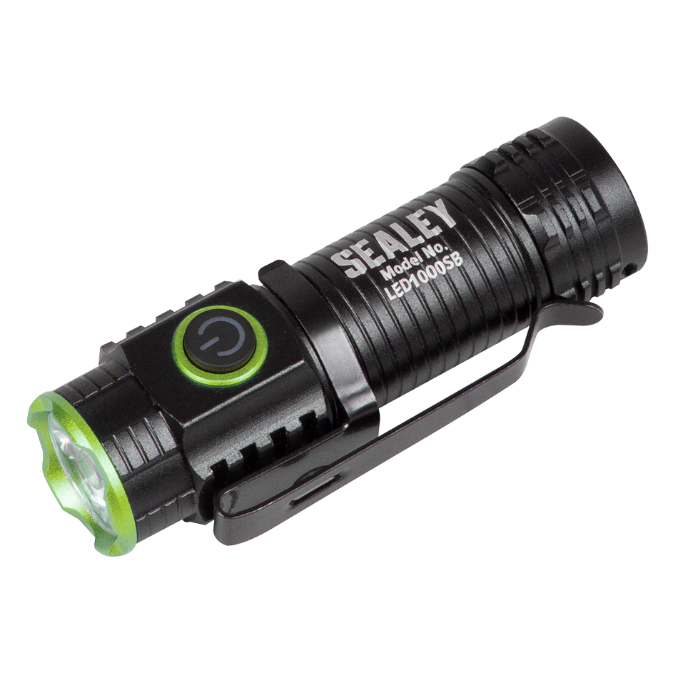 LED1000SB Rechargeable Super Beam Pocket Light 10W SMD LED