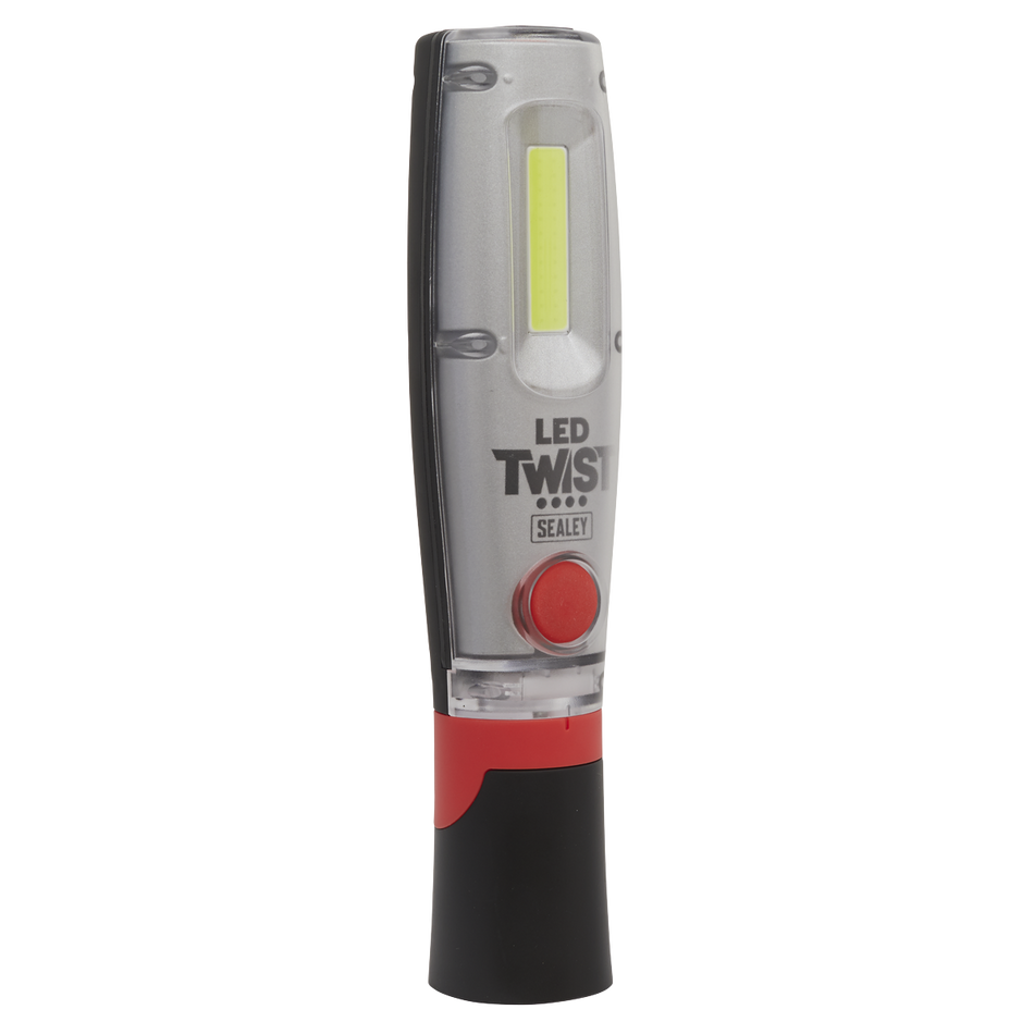 LED1001 LED Twist Rechargeable Inspection Light 8W COB & 1W SMD