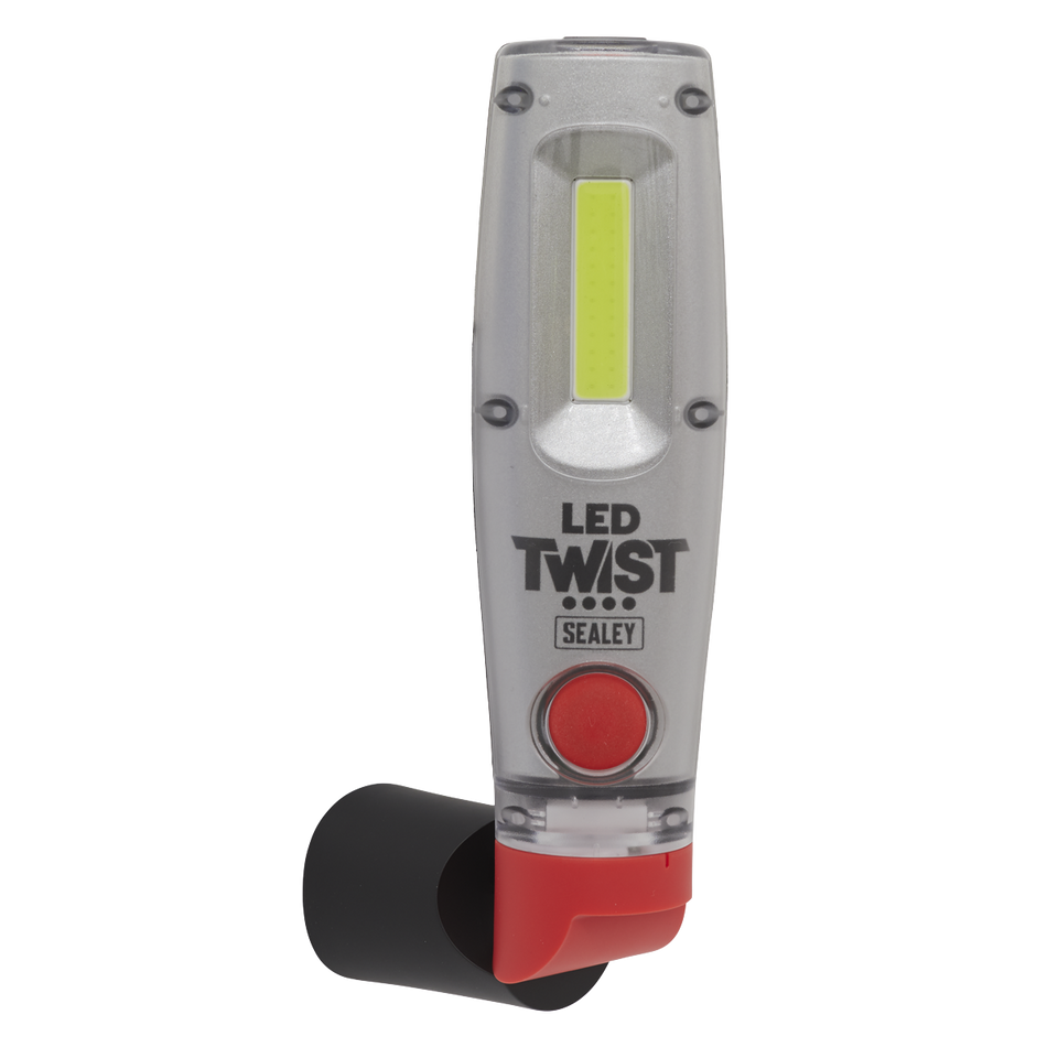 LED1001 LED Twist Rechargeable Inspection Light 8W COB & 1W SMD