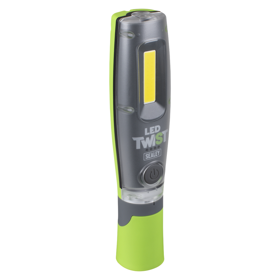LED1001G LED Twist Rechargeable Inspection Light 8W COB & 1W SMD