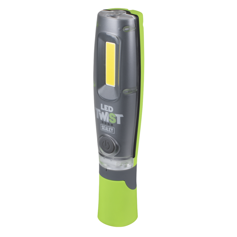 LED1001G LED Twist Rechargeable Inspection Light 8W COB & 1W SMD