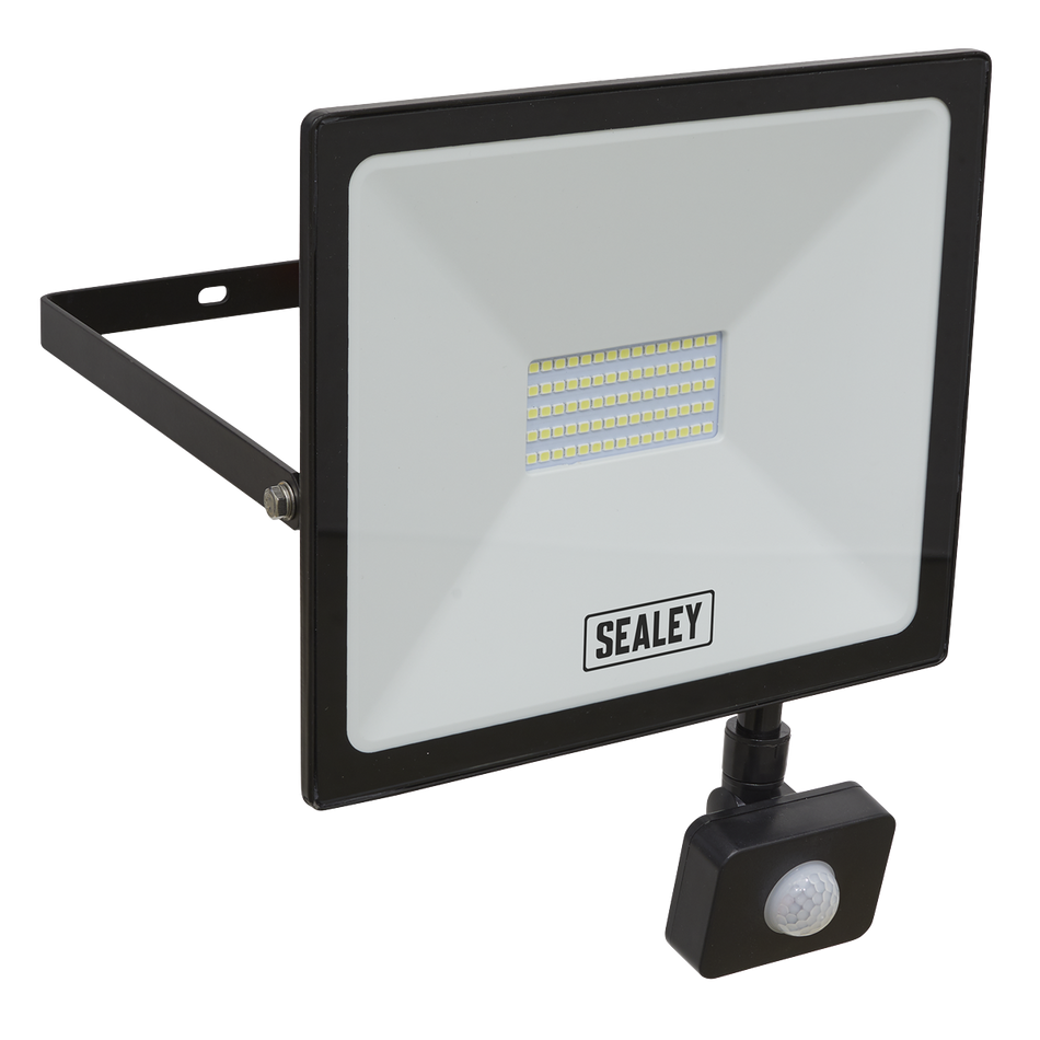 LED113PIR Extra-Slim Floodlight with PIR Sensor 50W SMD LED