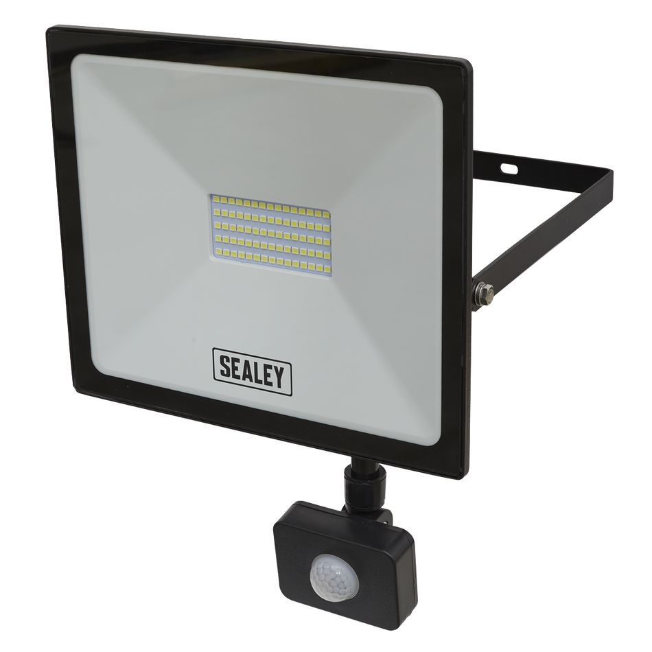 LED113PIR Extra-Slim Floodlight with PIR Sensor 50W SMD LED