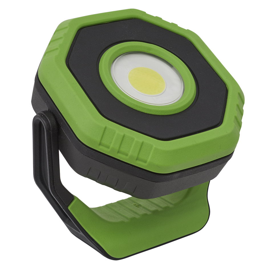 360deg Rechargeable Pocket Floodlight with Magnet 14W COB LED - Green