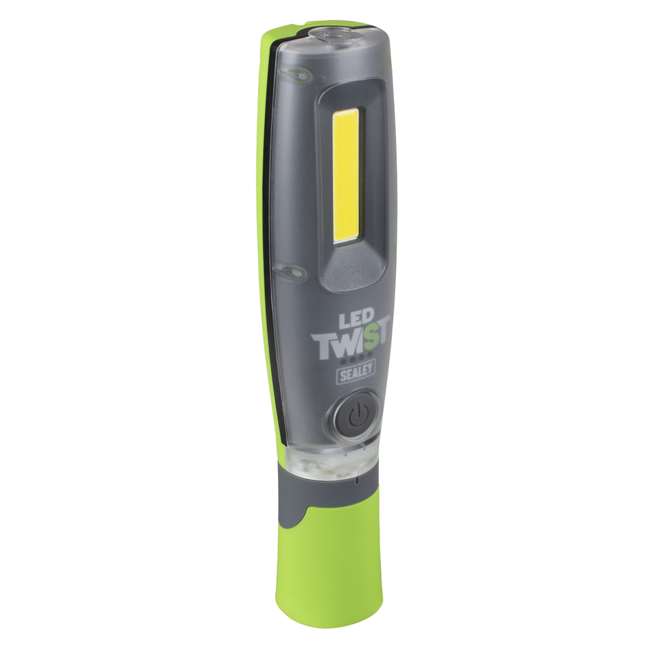 LED2001G LED Twist Rechargeable Inspection Light Green