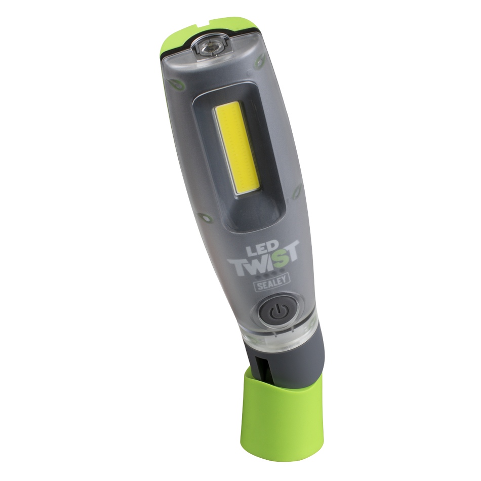 LED2001G LED Twist Rechargeable Inspection Light Green