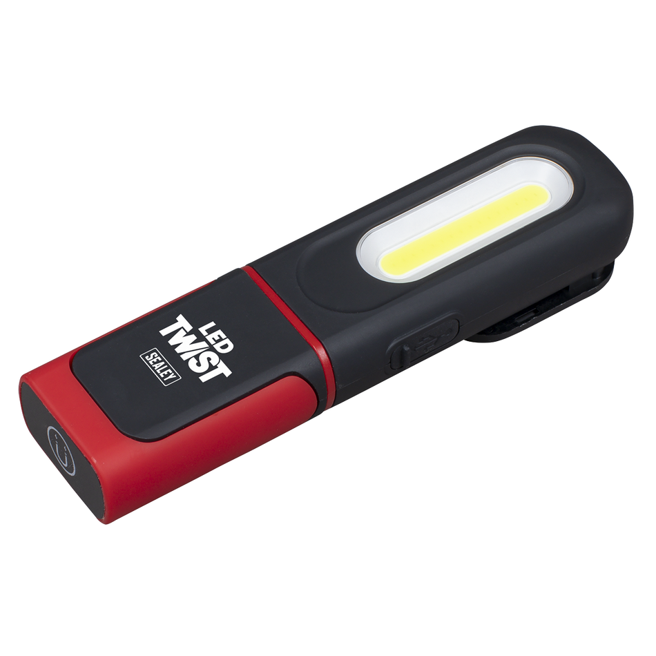 LED317 LED Twist Rechargeable Inspection Light 3W COB & 3W SMD LED