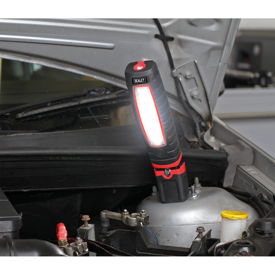 Rechargeable 360deg Inspection Light 8W & 3W SMD LED - Black