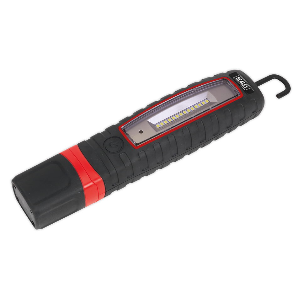 Rechargeable 360deg Inspection Light 8W & 3W SMD LED - Black