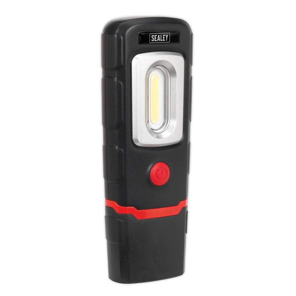 Rechargeable 360deg Inspection Light 3W COB & 1W SMD LED - Black