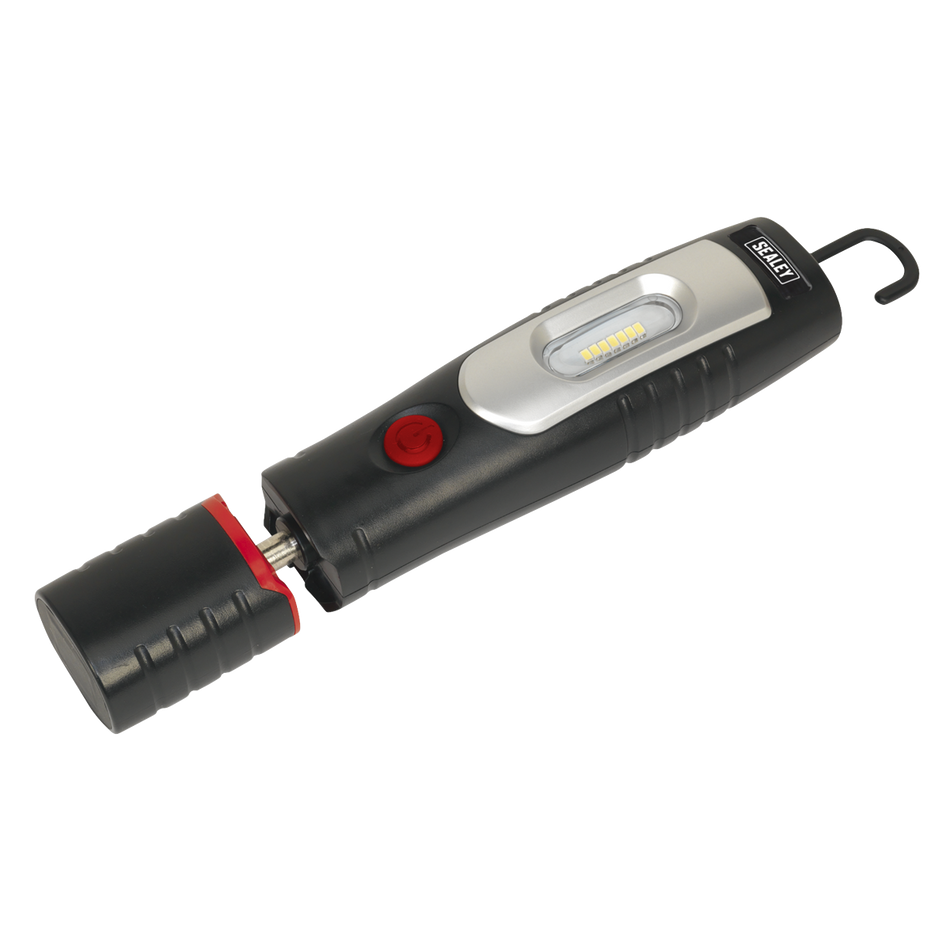 Rechargeable 360deg Inspection Light 4W & 3W SMD LED - Black
