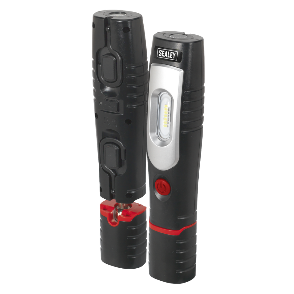 Rechargeable 360deg Inspection Light 4W & 3W SMD LED - Black