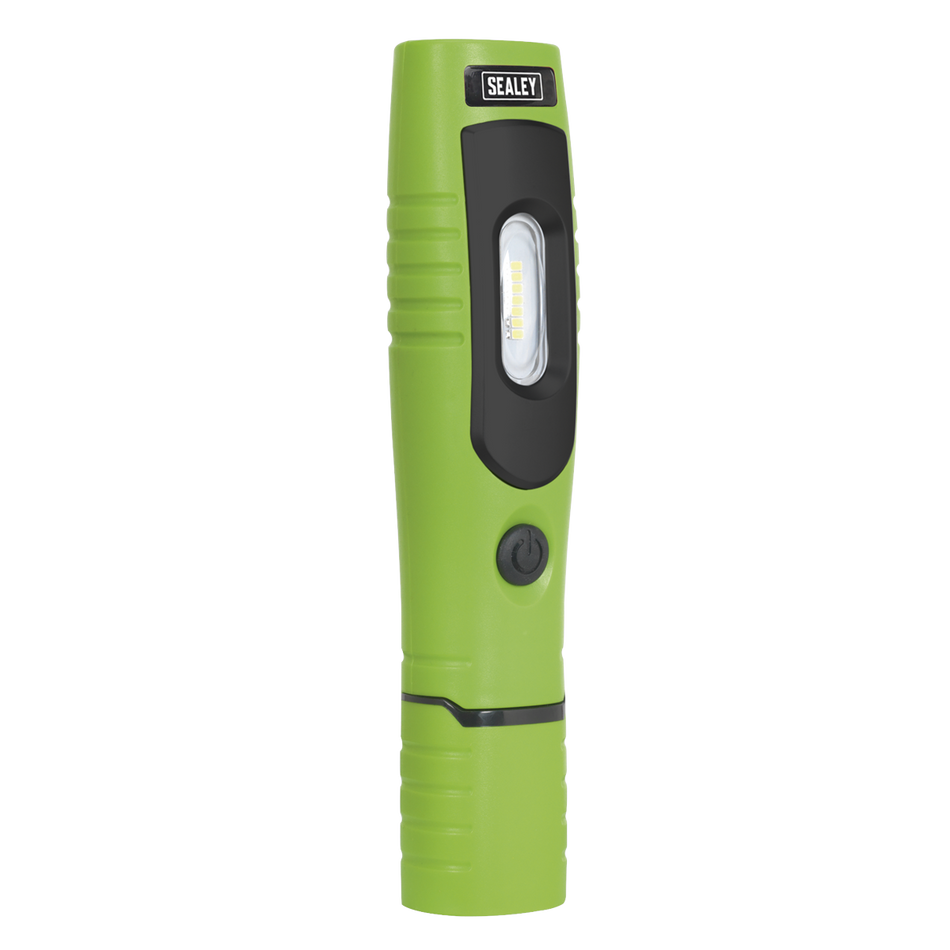 Rechargeable 360deg Inspection Lamp 4W & 3W SMD LED - Green