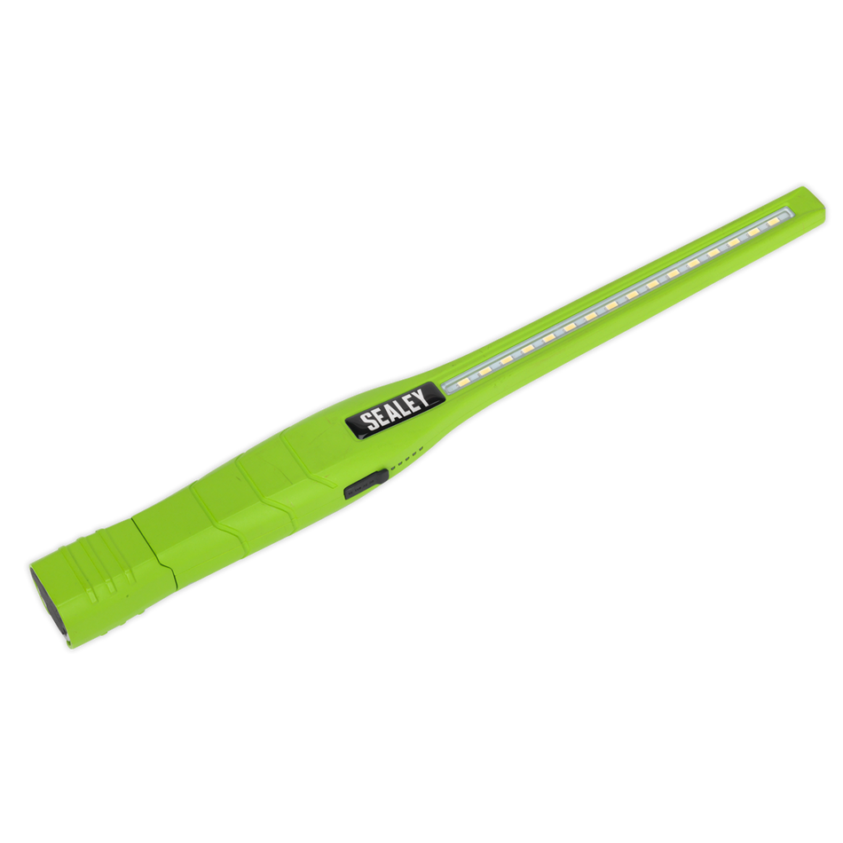 Rechargeable 360deg Slim Inspection Light 8W & 1W SMD LED - Green