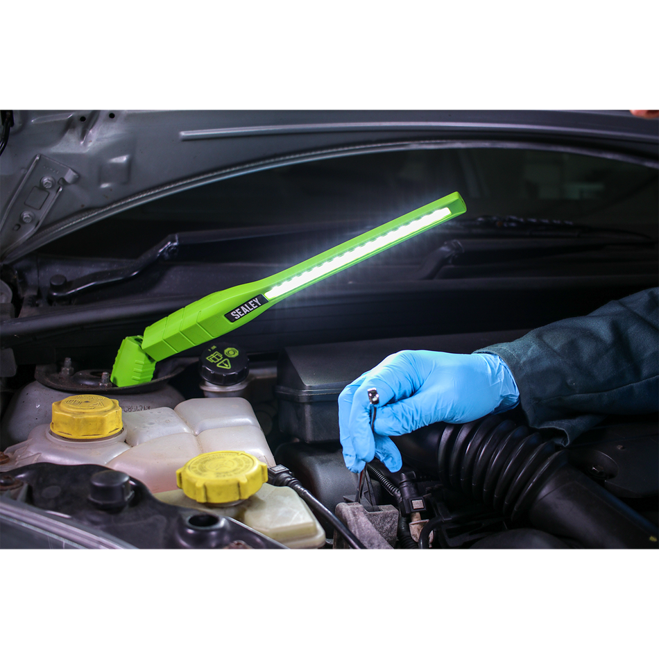 Rechargeable 360deg Slim Inspection Light 8W & 1W SMD LED - Green