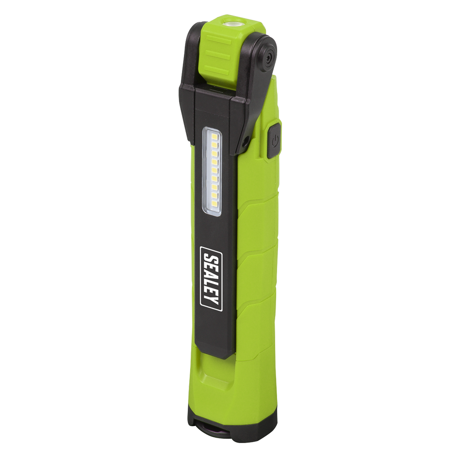 Rechargeable 360deg Inspection Light 10W & 2 x 4W SMD LED - Green